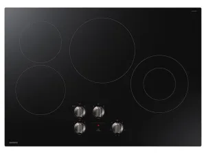 Samsung NZ30FG5332RK 30" Electric Energy Star Certified Cooktop With 4 Elements In Black Electric electric stove with convection oven