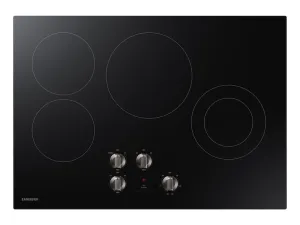 Samsung NZ30R5330RK 30" Electric Cooktop In Black Electric electric stove with convection oven