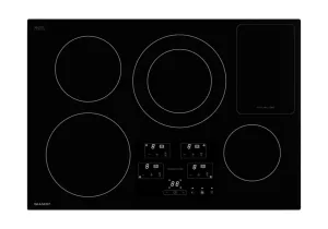 Sharp SDH3042DB 30 In. Width Induction Cooktop, European Black Mirror Finish Made With Premium Schott Glass Electric electric stove with convection oven