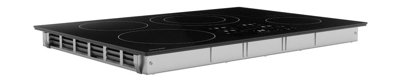 Sharp SDH3042DB 30 In. Width Induction Cooktop, European Black Mirror Finish Made With Premium Schott Glass