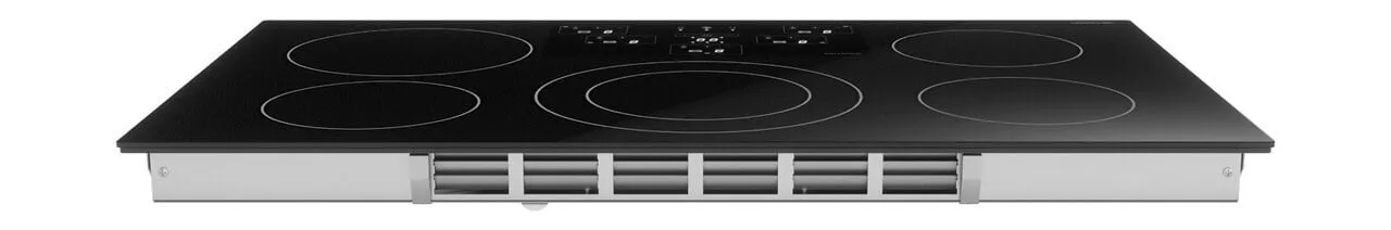 Sharp SDH3652DB 36 In. Width Induction Cooktop, European Black Mirror Finish Made With Premium Schott Glass
