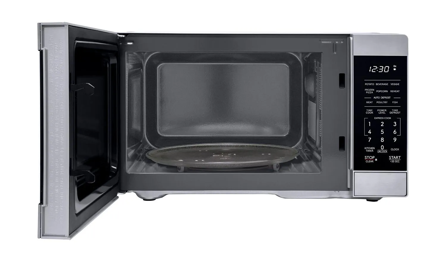 Sharp SMC0962KS Sharp 0.9 Cu. Ft. 900W Stainless Steel Countertop Microwave Oven