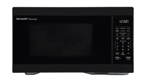 Sharp SMC1161HB 1.1 Cu. Ft. Black Countertop Microwave Oven Microwave Ovens smart sensor microwave oven