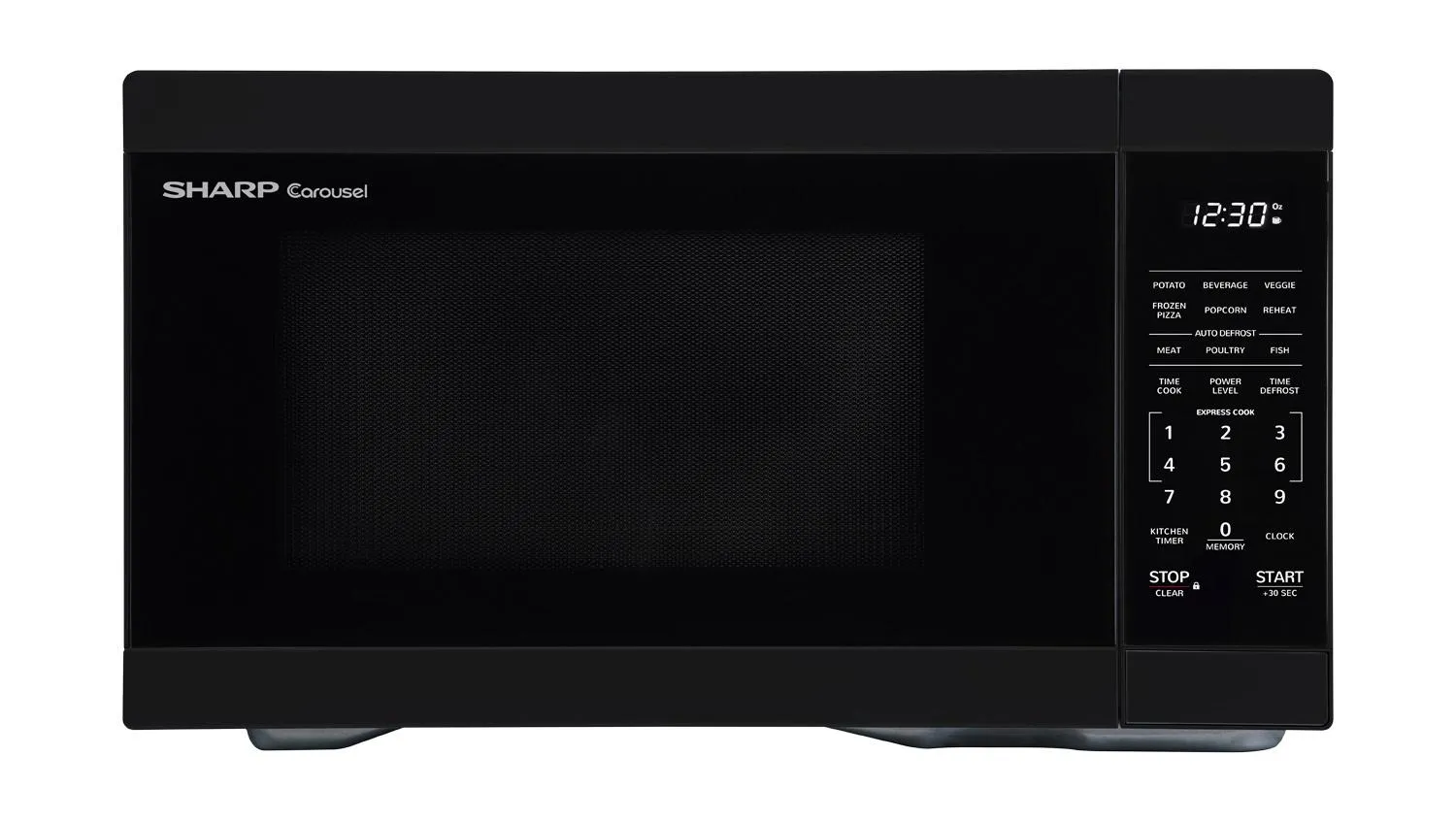 Sharp SMC1161HB 1.1 Cu. Ft. Black Countertop Microwave Oven Microwave Ovens smart sensor microwave oven