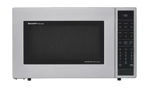 Sharp SMC1585KS Sharp 1.5 Cu. Ft. 900W Stainless Steel Convection Countertop Microwave Oven Countertop Microwaves compact countertop microwave oven