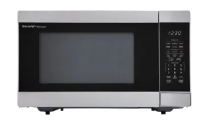 Sharp SMC1662KS Sharp 1.6 Cu. Ft. 1100W Stainless Steel Countertop Microwave Oven Microwave Ovens smart sensor microwave oven