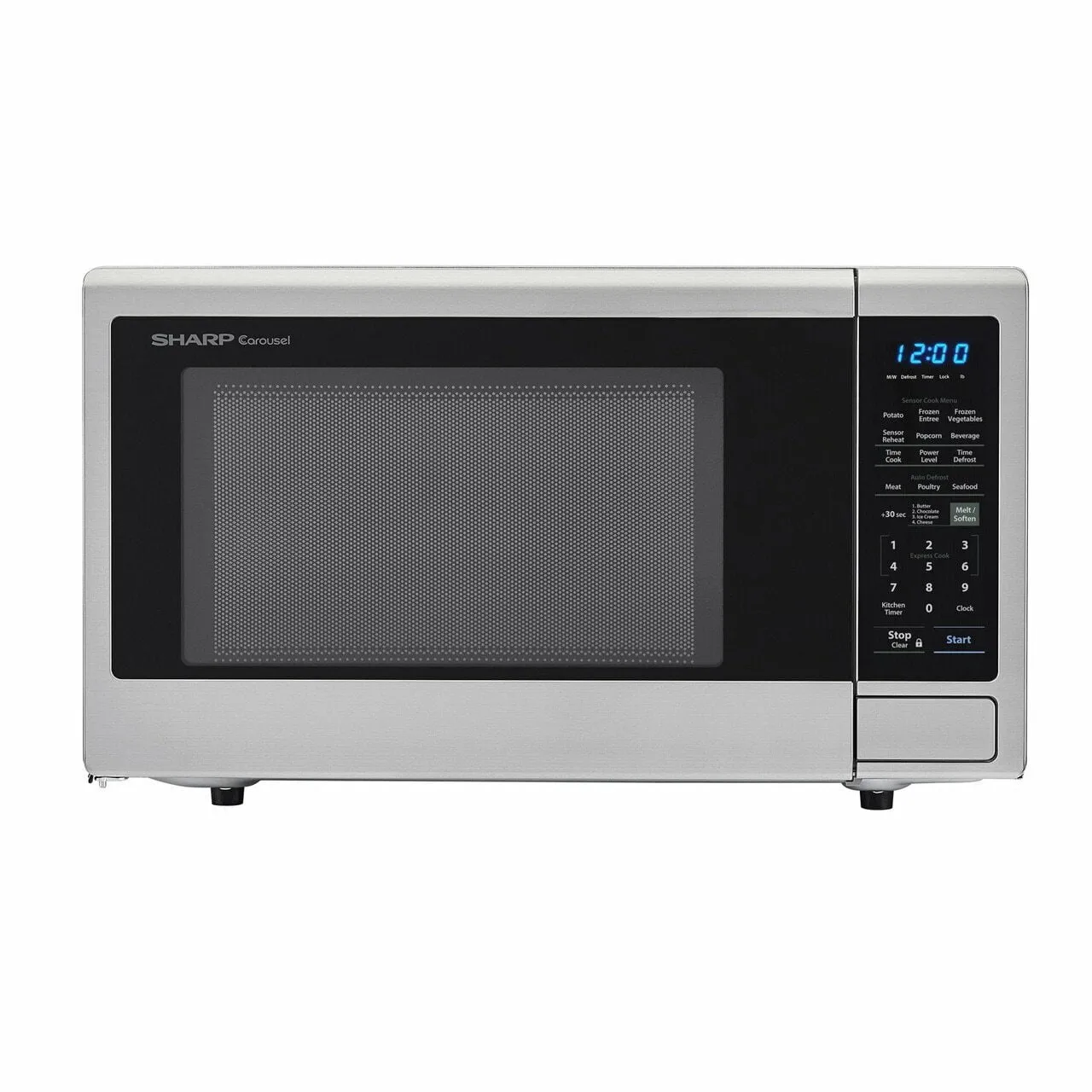 Sharp SMC1842CS 1.8 Cu. Ft. 1100W Sharp Stainless Steel Countertop Microwave Oven Countertop Microwaves compact countertop microwave oven