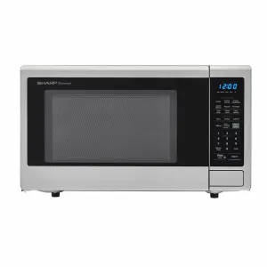 Sharp SMC1842CS 1.8 Cu. Ft. 1100W Sharp Stainless Steel Countertop Microwave Oven Countertop Microwaves compact countertop microwave oven