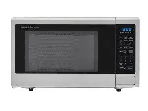 Sharp SMC2242DS 2.2 Cu. Ft. 1200W Stainless Steel Countertop Microwave Oven Countertop Microwaves compact countertop microwave oven