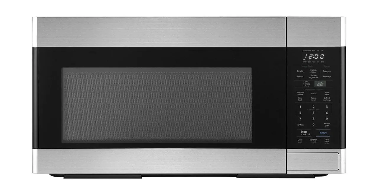 Sharp SMO1652DS 1.6 Cu. Ft. 1000W Over-The-Range Microwave Oven Microwave Ovens large capacity kitchen microwave