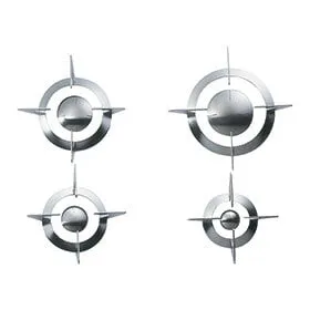 Smeg GP64ES Set Of St/Steel Grates And Burner Caps Range Accessories drip pans for electric ranges