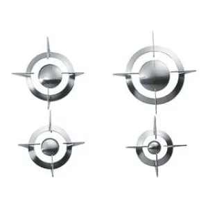 Smeg GP64ES Set Of St/Steel Grates And Burner Caps Range Accessories drip pans for electric ranges