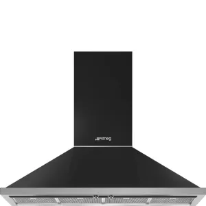 Smeg KPF48UAN 48" Portofino Chimney Hood, Pewter Ducted Hoods high cfm ducted range hood