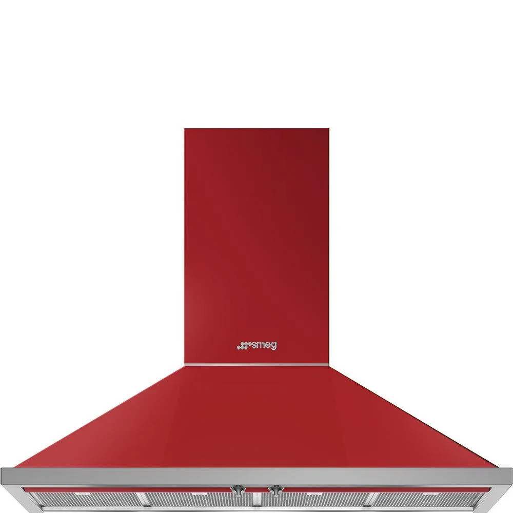 Smeg KPF48URD Hood Red Kpf48Urd Ducted Hoods high cfm ducted range hood