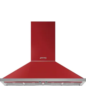 Smeg KPF48URD Hood Red Kpf48Urd Ventilation Range Hoods high suction kitchen exhaust hood