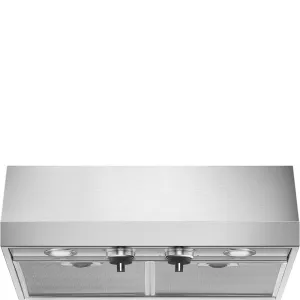 Smeg KUC24X 24" Pro-Style, Under Cabinet Hood, Stainless Steel Professional Hoods high-end range hoods for chefs