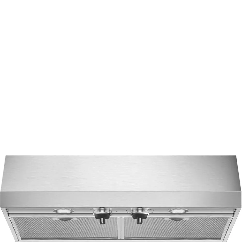 Smeg KUC30X 30" Pro-Style, Under Cabinet Hood, Stainless Steel Ventilation Range Hoods high suction kitchen exhaust hood