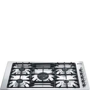 Smeg PGFU36X 36" Built-In Gas Cooktop Gas 4 burner gas range for kitchen
