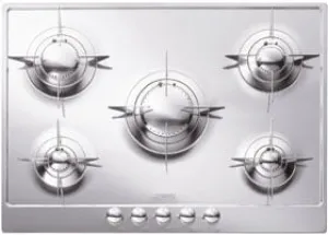 Smeg PU75ES 30" "Renzo Piano Design" Gas Cooktop Full Stainless Steel Body Cooktops 30 inch cooktop online