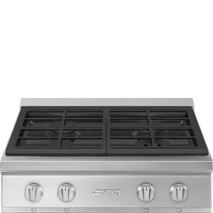 Smeg RTU304GX Cooktop Stainless Steel Rtu304Gx Gas 4 burner gas range for kitchen