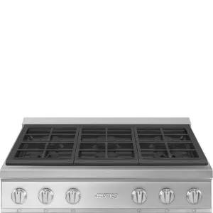 Smeg RTU366GX Cooktop Stainless Steel Rtu366Gx Gas 4 burner gas range for kitchen