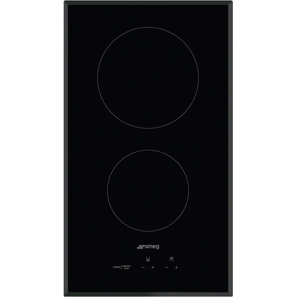 Smeg SEU122B 30Cm (12") Ceramic Cooktop Black Glass Electric electric stove with convection oven