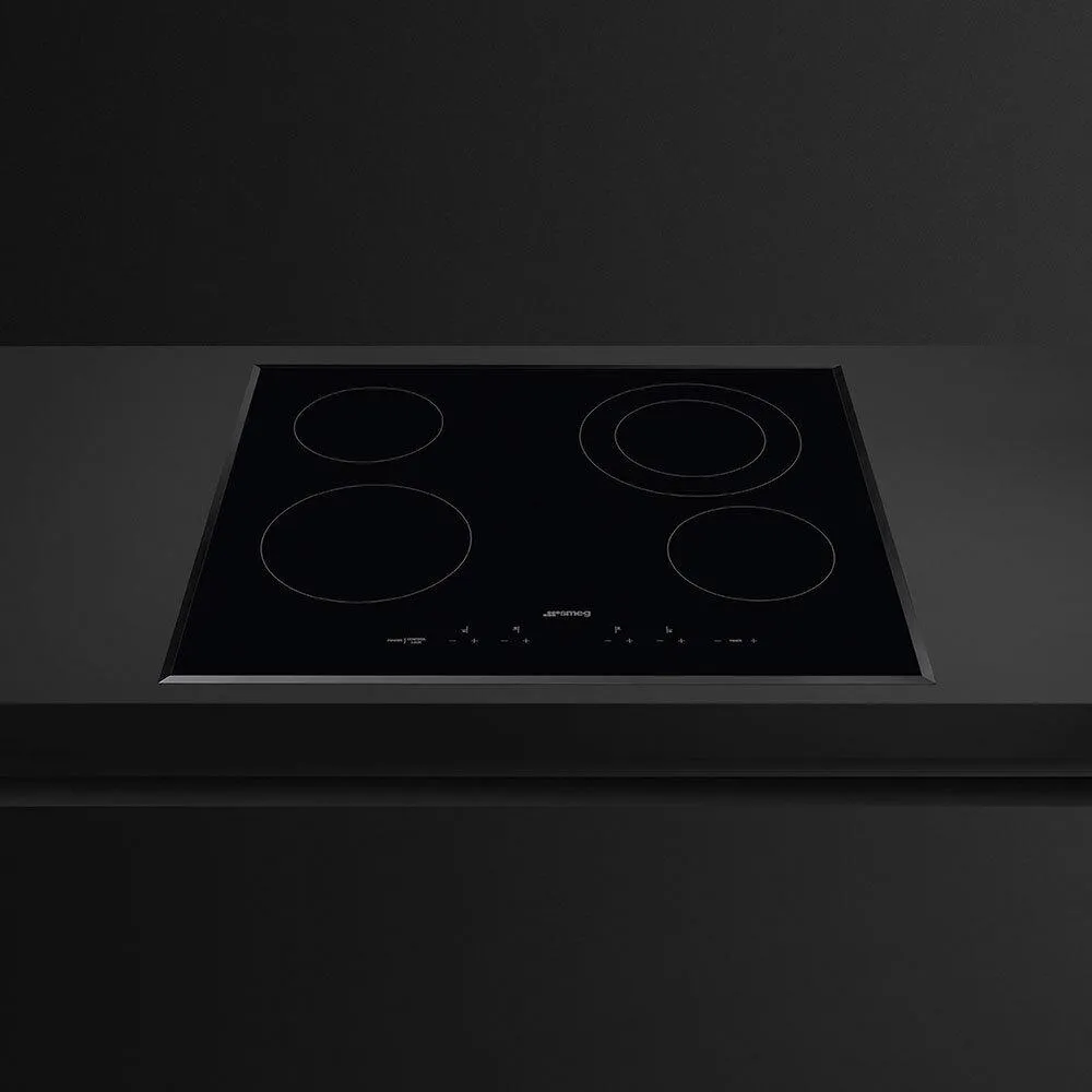 Smeg SEU244ETB Cooktop Black Seu244Etb