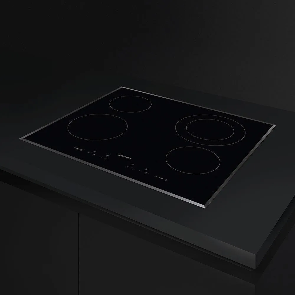 Smeg SEU244ETB Cooktop Black Seu244Etb