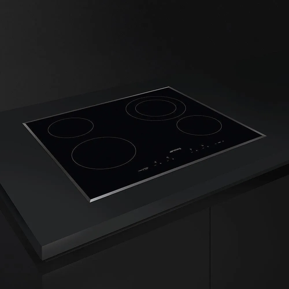 Smeg SEU244ETB Cooktop Black Seu244Etb