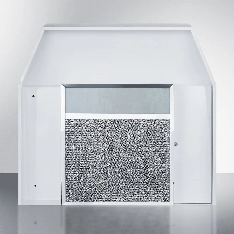 Summit ADAH1618W 18" Under Cabinet Convertible Range Hood, Ada Compliant