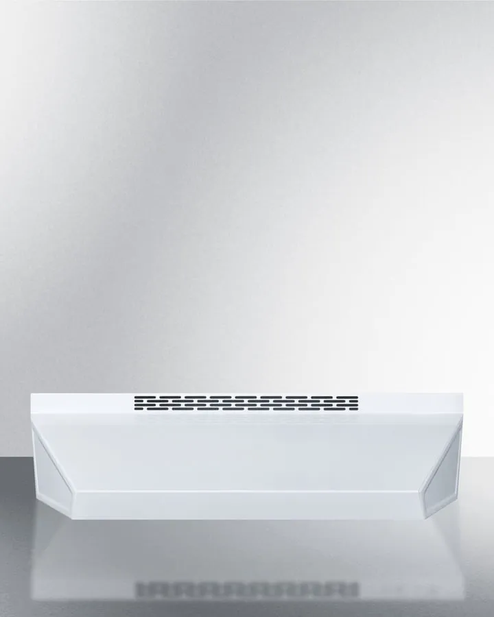 Summit ADAH1618W 18" Under Cabinet Convertible Range Hood, Ada Compliant