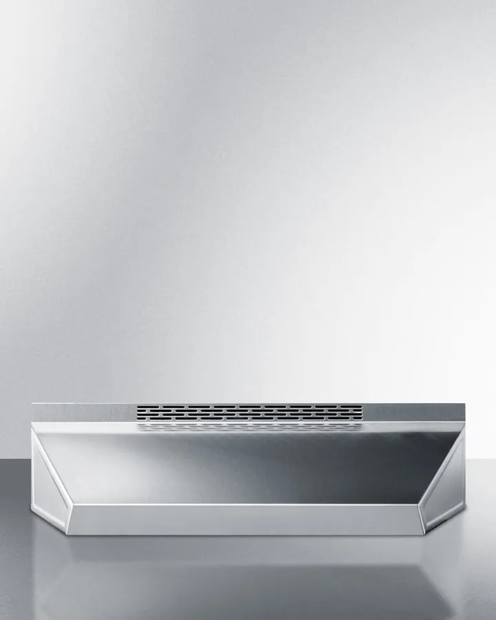 Summit ADAH1720SS 20" Under Cabinet Ductless Range Hood, Ada Compliant