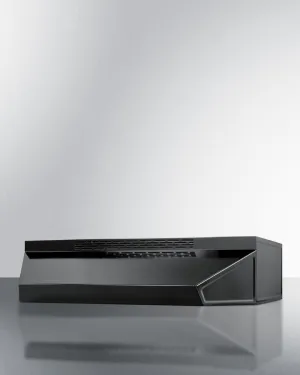 Summit ADAH1730B 30" Under Cabinet Ductless Range Hood, Ada Compliant Ducted Hoods under cabinet ducted hood