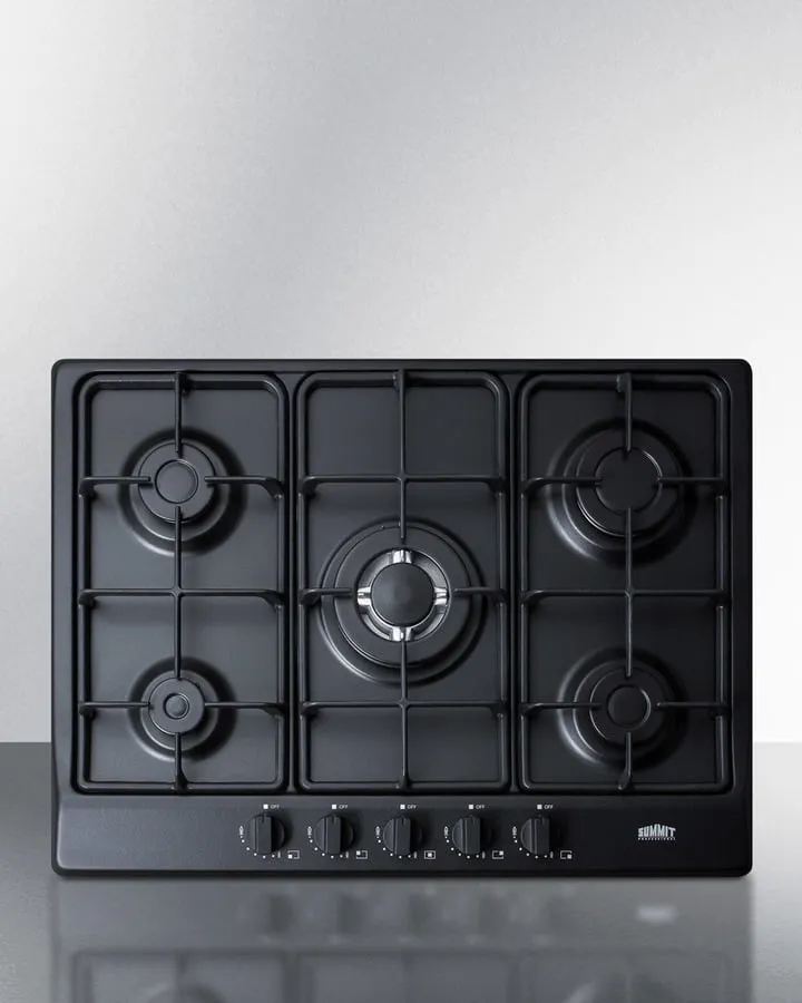 Summit GC5272B 27" Wide 5-Burner Gas Cooktop Gas 4 burner gas range for kitchen