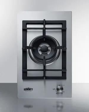 Summit GCJ1SS 12" Wide 1-Burner Gas Cooktop In Stainless Steel Gas 4 burner gas range for kitchen