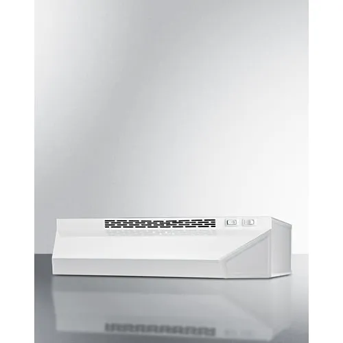 Summit H1618W 18" Under Cabinet Convertible Range Hood Ventilation Range Hoods high suction kitchen exhaust hood
