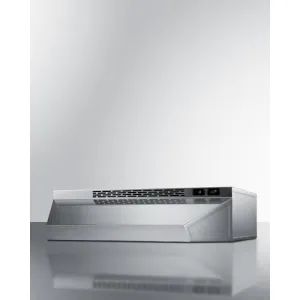 Summit H1624SS 24" Under Cabinet Convertible Range Hood Ductless Hoods filterless ductless hood for apartment
