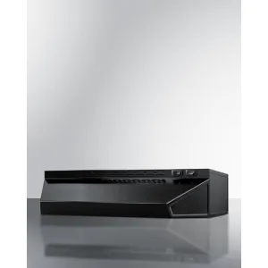 Summit H1636B 36" Under Cabinet Convertible Range Hood Ductless Hoods filterless ductless hood for apartment