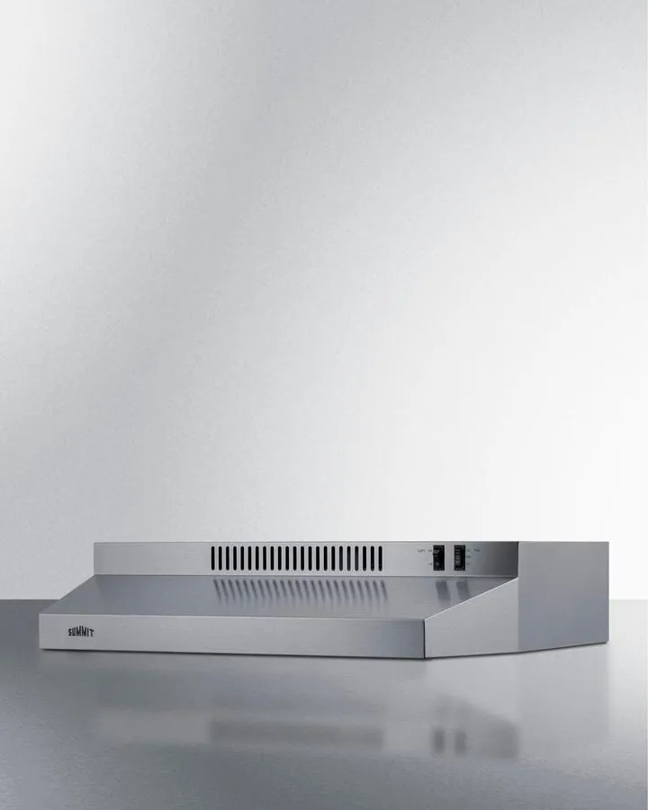 Summit H24RSS 24" Under Cabinet Convertible Range Hood Ventilation Range Hoods high suction kitchen exhaust hood