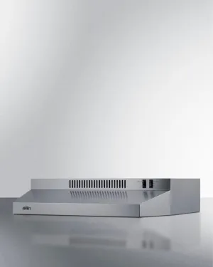 Summit H24RSS 24" Under Cabinet Convertible Range Hood Ventilation Range Hoods high suction kitchen exhaust hood