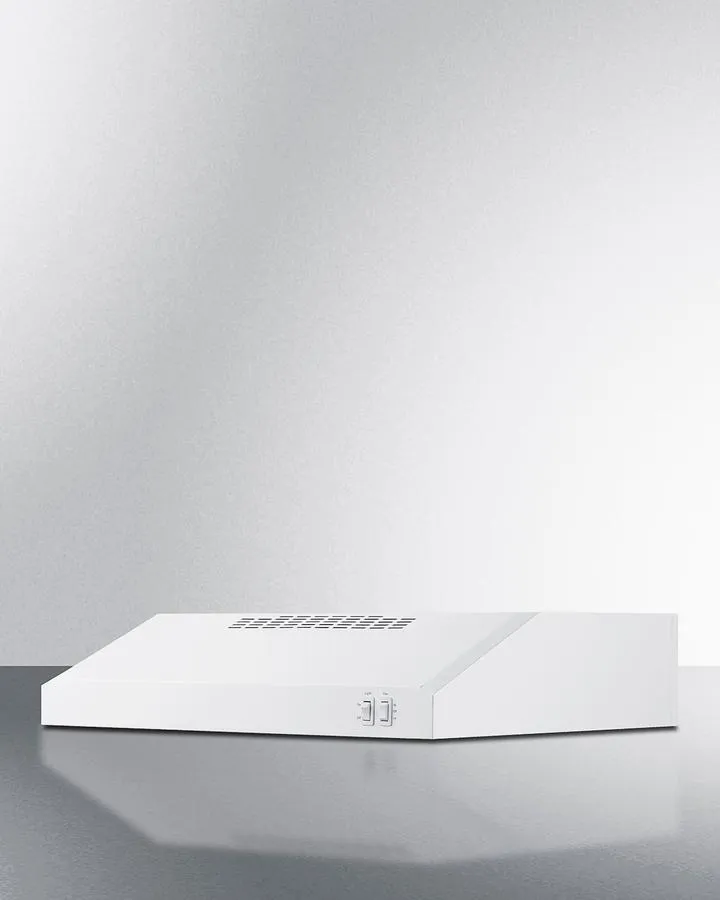 Summit HC24WWADA 24" Under Cabinet Convertible Range Hood, Ada Compliant Ducted Hoods high cfm ducted range hood