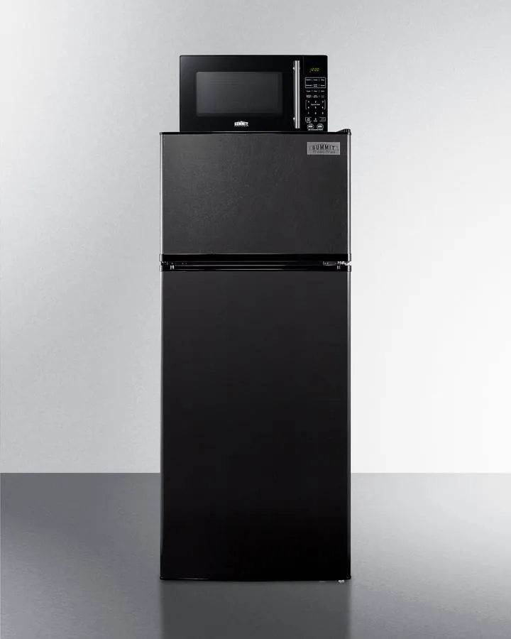 Summit MRF1119BA Microwave/Refrigerator-Freezer Combination With Allocator Microwave Ovens smart sensor microwave oven