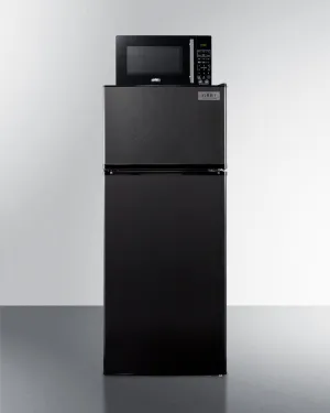 Summit MRF1119BA Microwave/Refrigerator-Freezer Combination With Allocator Microwave Ovens smart sensor microwave oven