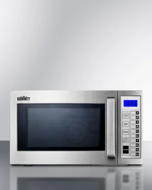 Summit SCM1000SS Commercially Approved Microwave With Stainless Steel Exterior And Interior Microwave Ovens large capacity kitchen microwave