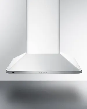 Summit SEH3624SSADA 24" Wide Wall-Mounted Range Hood, Ada-Compliant Ventilation Range Hoods high suction kitchen exhaust hood