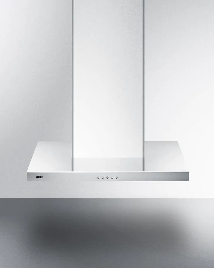 Summit SEH4624SSADA 24" Wide Wall-Mounted Range Hood, Ada-Compliant Convertable Hoods quiet convertible vent hood