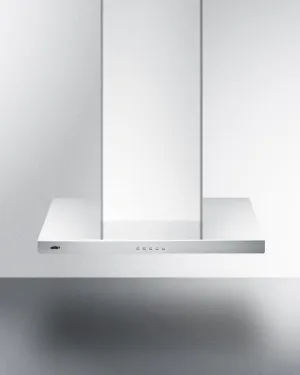 Summit SEH4624SSADA 24" Wide Wall-Mounted Range Hood, Ada-Compliant Convertable Hoods quiet convertible vent hood