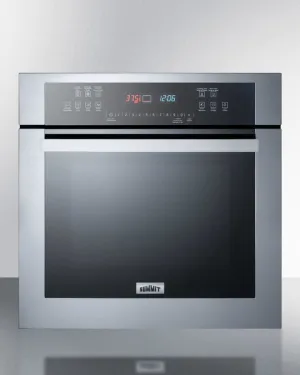 Summit SEW24SS 24" Wide Electric Wall Oven Single Wall Ovens electric wall oven with convection