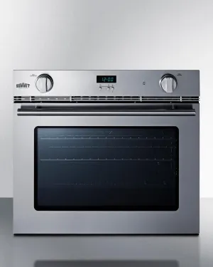 Summit SGWOGD27 27" Wide Gas Wall Oven Single Wall Ovens single oven with self-cleaning feature