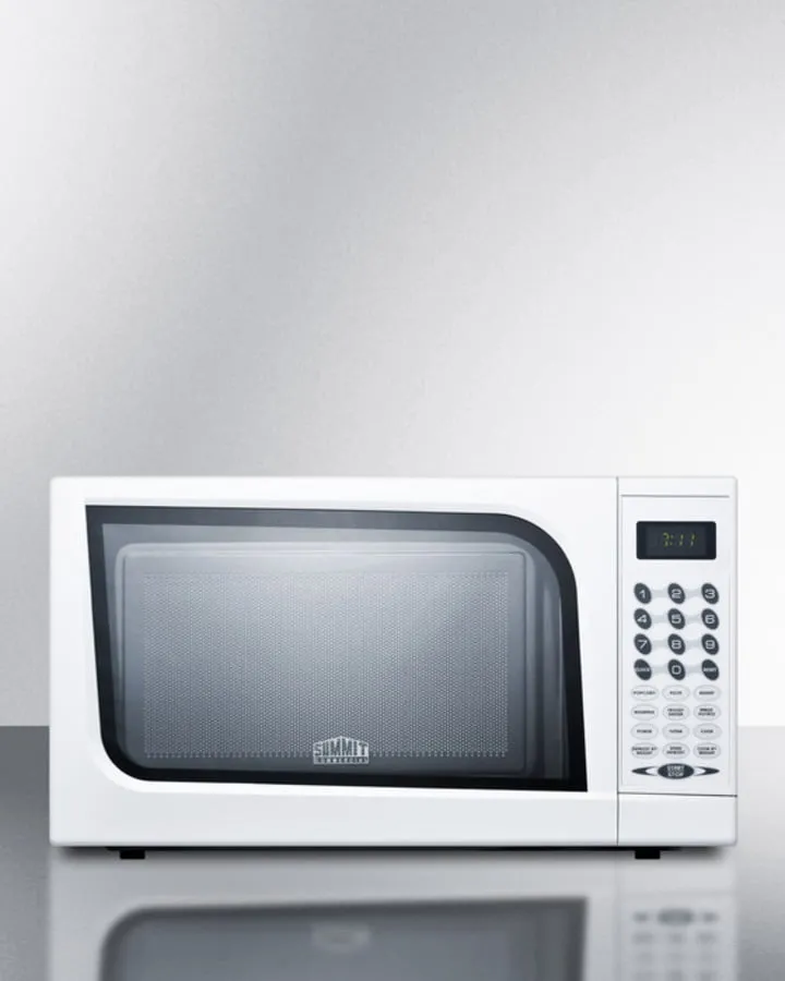 Summit SM901WH Mid-Sized Microwave Oven With A Fully White Finish; Replaces Sm900Wh Microwave Ovens large capacity kitchen microwave